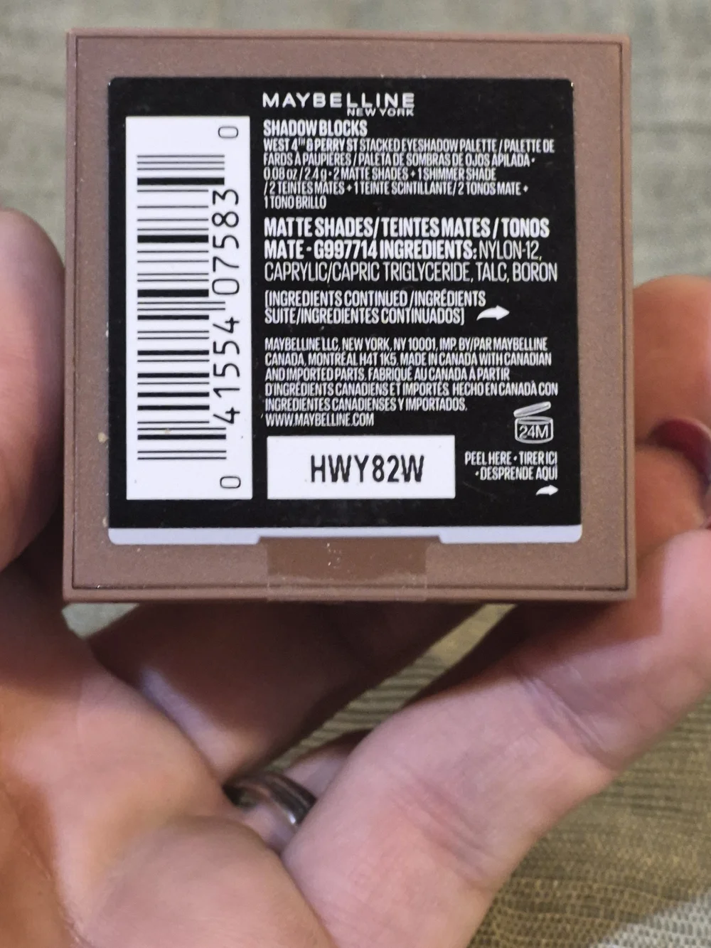 Maybelline New York Shadow Blocks Eyeshadow Palette